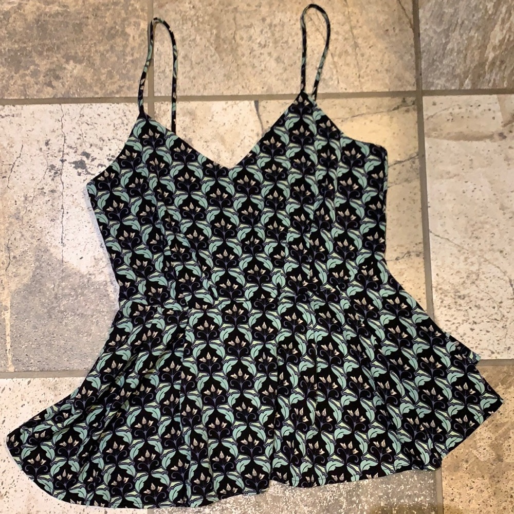fab’rik smocked peplum tank